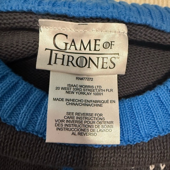 Game of Thrones Silent Night King Ugly Christmas Sweater – Unisex - Picture 7 of 8